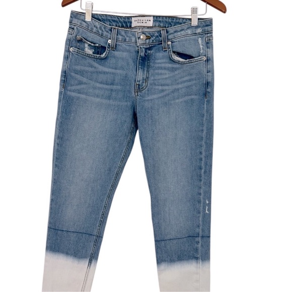 Derek Lam “ Mila” Mid- Rise Girlfriend Denim Blue Jeans - Picture 7 of 9